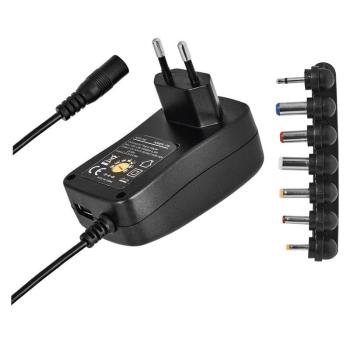 Emos univerzální napájecí zdroj pulzní N3113, 3-12 V / 2.25 A max., s hřebínkem, USB