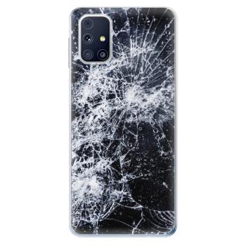 Odolné silikonové pouzdro iSaprio - Cracked - Samsung Galaxy M31s