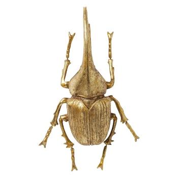 Nástěnná dekorace Herkules Beetle - zlatá