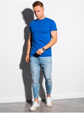 Pánské tričko bez potisku S1370 - nebesky modrá