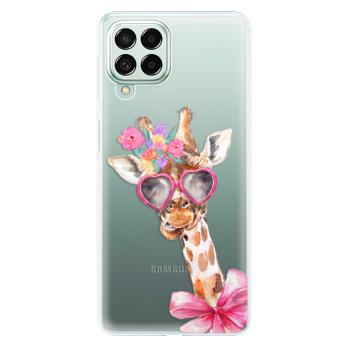 Odolné silikonové pouzdro iSaprio - Lady Giraffe - Samsung Galaxy M53 5G