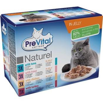 Prevital NATUREL dušené filetky v želé 12 × 85 g (5999566110115)