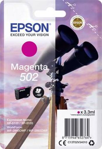 Epson Ink T02V34, 502 originál purppurová C13T02V34010