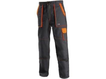 Kalhoty do pasu CXS LUXY JOSEF, pánské, černo-oranžové, vel. 50