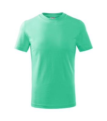 MALFINI Dětské tričko Basic - Mátová | 158 cm (12 let)
