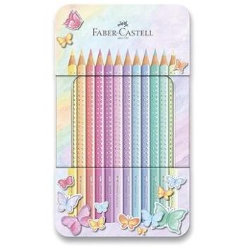 FABER-CASTELL Sparkle Pastel v plechu, 12 barev (4005402019106)