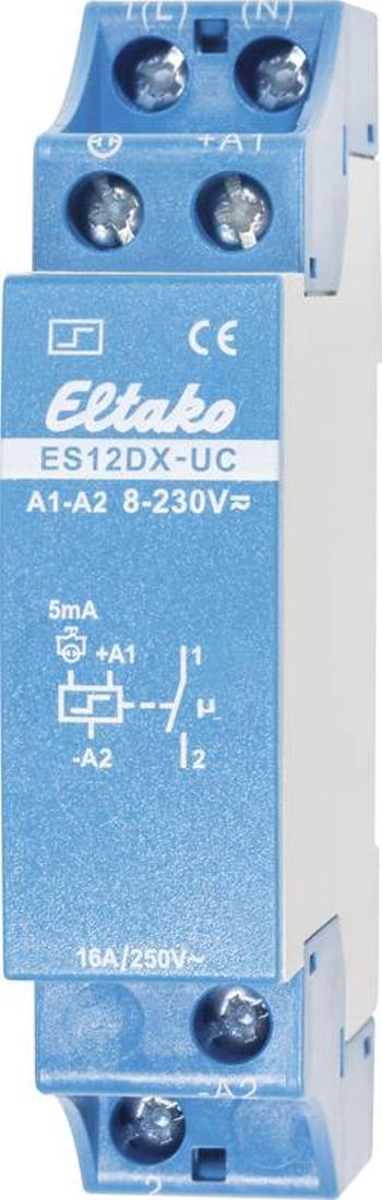 Impulsní spínač Eltako ES12DX-UC 21100002, 1 spínací kontakt, 16 A, 2000 W