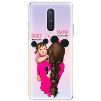 iSaprio Mama Mouse Brunette and Girl pro OnePlus 8 (mmbrugirl-TPU3-OnePlus8)