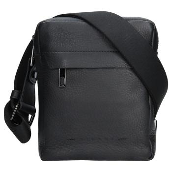 Luxusní kožená panská taška Ripani Orion - černá