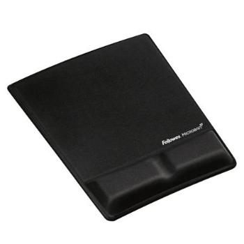 Fellowes - FABRIC - mouse and wrist pad Health-V, black, 9181201
