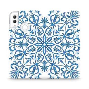 Flipové pouzdro na mobil Honor 10 Lite - ME01P Modré květinové vzorce (5903226713080)