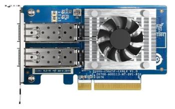 QNAP QXG-25G2SF-CX6 - 25GbE (2porty) PCIe karta; nízký profil; PCIe Gen4 x8, QXG-25G2SF-CX6