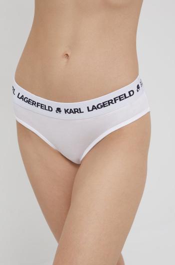Kalhotky Karl Lagerfeld (2-pack) bílá barva