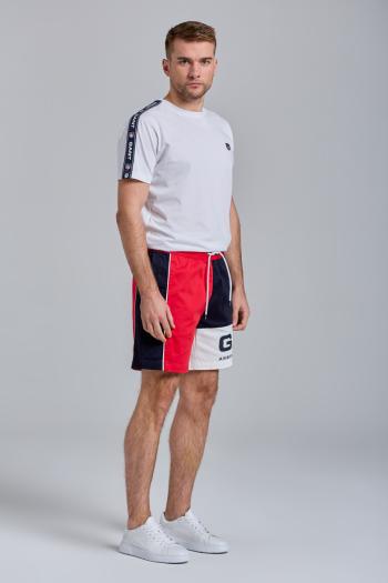 ŠORTKY GANT D2. BLOCKED RETRO SHEILD SHORTS červená XXXL