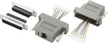 D-SUB adaptér TRU COMPONENTS 407783 D-SUB zástrčka 25pólová - RJ45 zásuvka, 1 ks