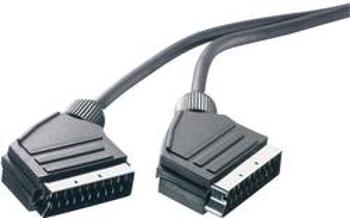 SCART TV, přijímač kabel SpeaKa Professional SP-7870388, 0.75 m, černá