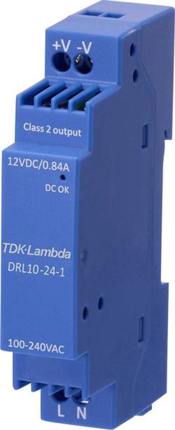 Síťový zdroj na DIN lištu TDK-Lambda DRL-10-24-1, 24 V, 0.42 A, 10 W