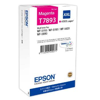 EPSON T7893 (C13T789340) - originální cartridge, purpurová, 34ml
