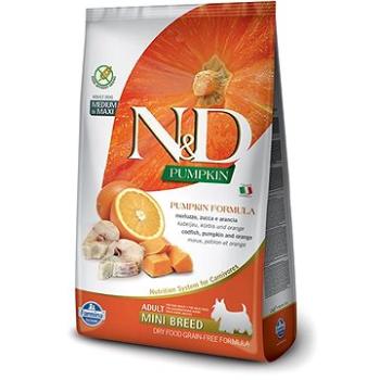 N&D OCEAN DOG Adult Mini Codfish & Pumpkin & Orange 7 kg (8010276036537)