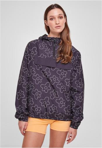 Urban Classics Ladies AOP Pullover Jacket blackflower - 3XL