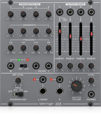 Behringer 305 EQ/Mixer/Output Modulární systém