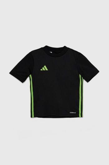 Dětské tričko adidas Performance TABELA 23SY černá barva, s aplikací, JJ1155