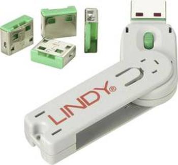 Zámek portu USB sada 4 ks LINDY N/A 40451