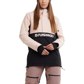 FUNDANGO BIRCH LOGO ANORAK Dámská lyžařská/snowboardová bunda, černá, velikost XS