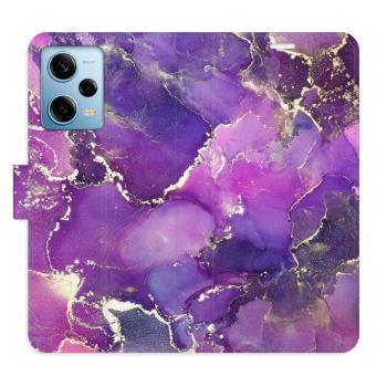 Flipové pouzdro iSaprio - Purple Marble - Xiaomi Redmi Note 12 Pro 5G / Poco X5 Pro 5G