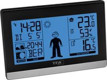 Digitální bezdrátová meteostanice TFA Dostmann Weather Boy 35.1159.01, Max. dosah 60 m, černá