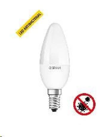 OSRAM LED ANTIBAKTERIAL E14 5, 5W/827 CLB40 svíčka teplá 2700k