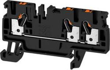 Průchodková svorka Weidmüller A3C 2.5 BK, 1521920000, černá, 100 ks