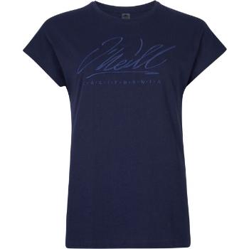 O'Neill SCRIPT T-SHIRT Dámské tričko, tmavě modrá, velikost XL