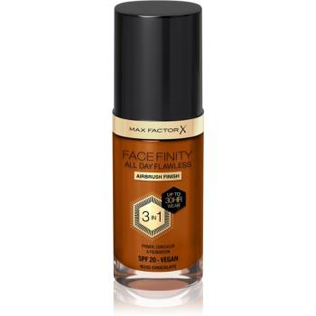 Max Factor Facefinity All Day Flawless dlouhotrvající make-up SPF 20 odstín N102 Chocolate 30 ml