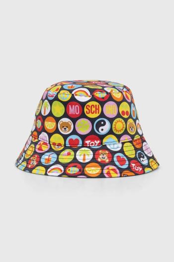 Oboustranný bavlněný klobouk Moschino bavlněný