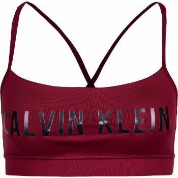 Calvin Klein LOW SUPPORT BRA Dámská sportovní podprsenka, vínová, velikost M