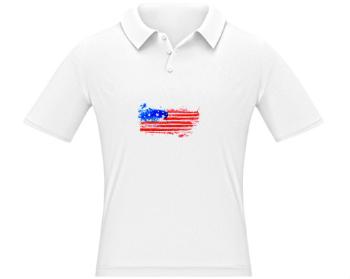 Pánská polokošile USA water flag