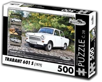 RETRO-AUTA Puzzle č. 38 Trabant 601 S (1979) 500 dílků