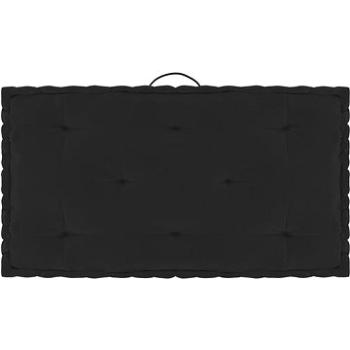 Poduška na nábytek z palet černá 73×40×7 cm bavlna 324682 (324682)