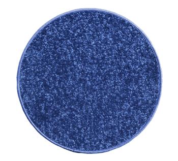 Vopi koberce Eton 82 modrý koberec kulatý - 100x100 (průměr) kruh cm Modrá