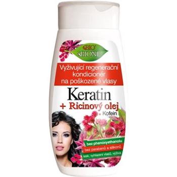 BIONE COSMETICS Bio Keratin + Ricinový olej Regenerační kondicionér 260 ml (8595061617417)