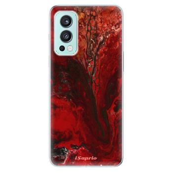 Odolné silikonové pouzdro iSaprio - RedMarble 17 - OnePlus Nord 2 5G