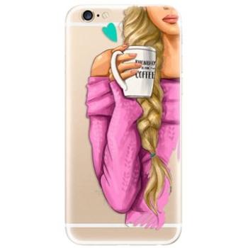 iSaprio My Coffe and Blond Girl pro iPhone 6/ 6S (coffblon-TPU2_i6)