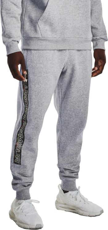 UNDER ARMOUR RIVAL FLEECE GRAPHIC JOGGERS 1370351-011 Velikost: L