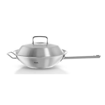 Wok pánev s poklicí Pure proffi collection Fissler 30 cm