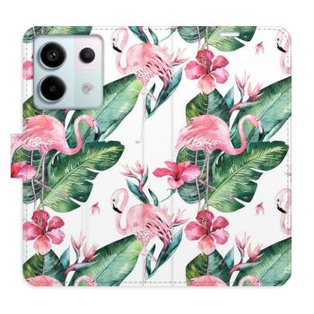 Flipové pouzdro iSaprio - Flamingos Pattern - Xiaomi Redmi Note 13 Pro 5G / Poco X6 5G