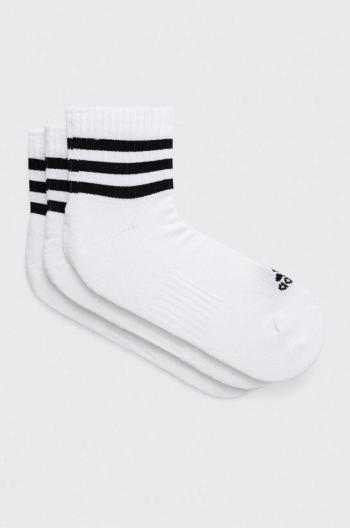 Ponožky adidas 3-pack bílá barva, HT3456