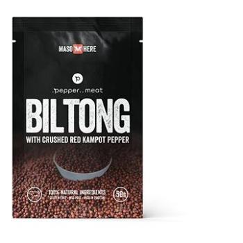 Maso Here hovězí biltong s kampotským pepřem 50g (8594185671640)