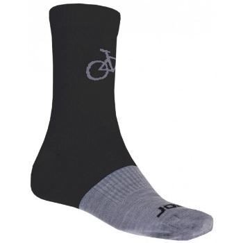 Sensor TOUR MERINO WOOL Merino ponožky, černá, velikost 39-42