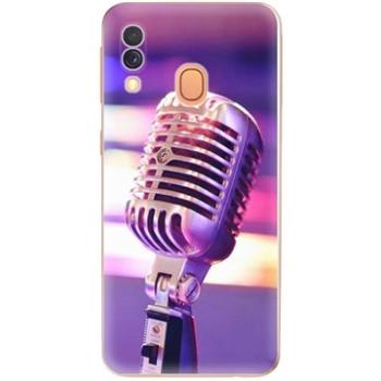 iSaprio Vintage Microphone pro Samsung Galaxy A40 (vinm-TPU2-A40)